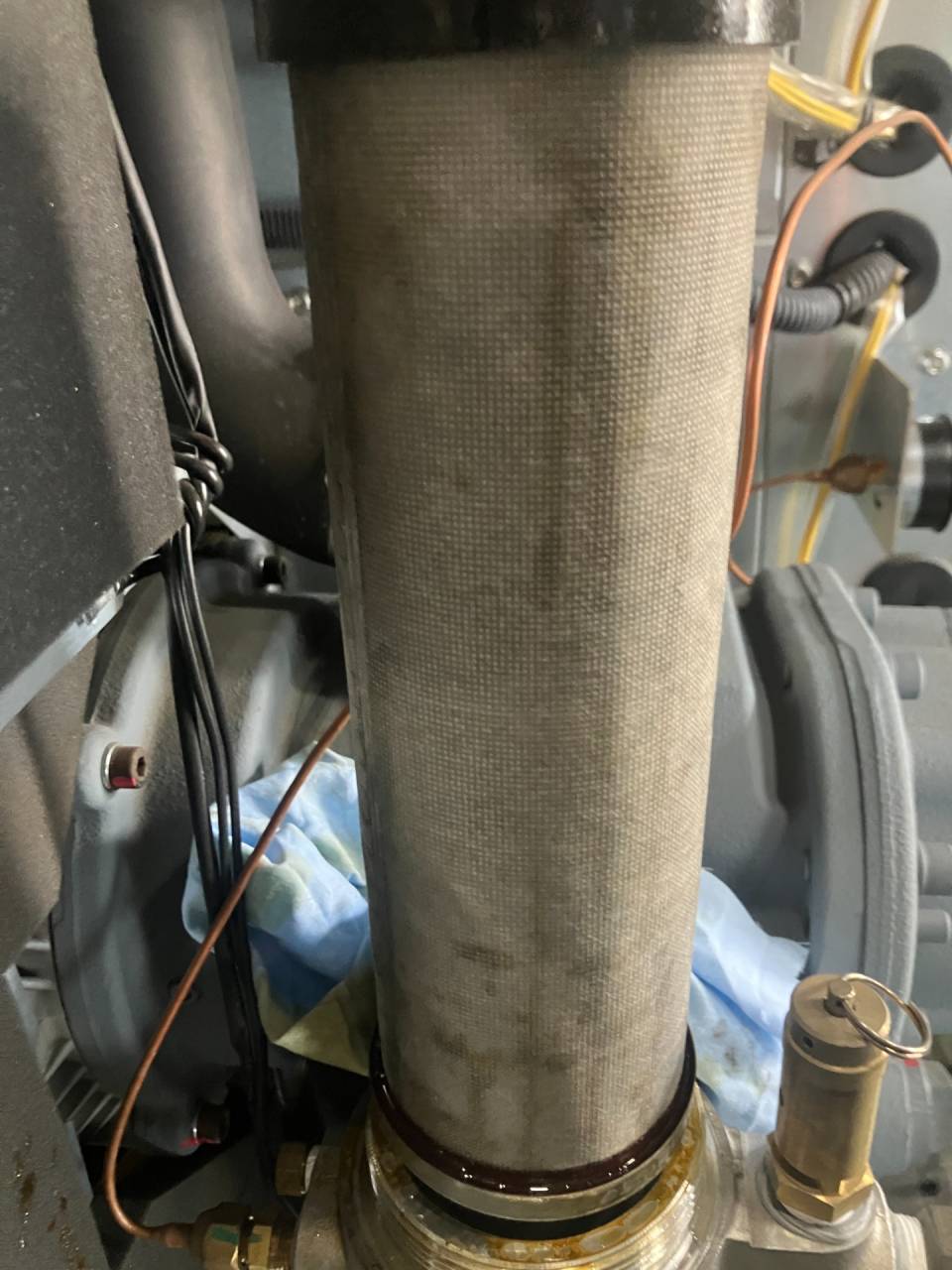 セパレータエレメントの汚れ