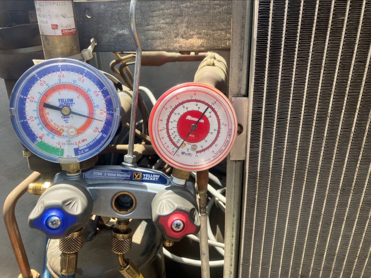 エアードライヤー載せ替え