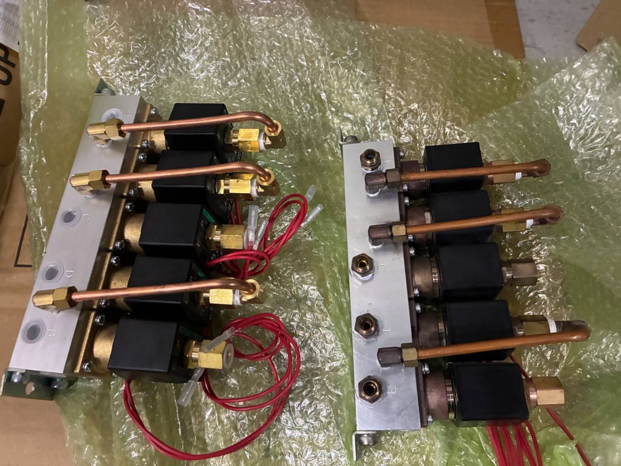 電磁弁交換作業